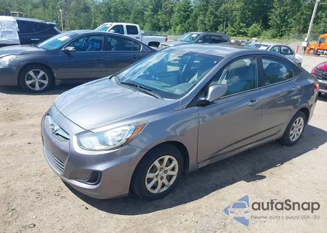 2013 Hyundai Accent Gls from USA, damaged, VIN KMHCT4AE7DU586454
